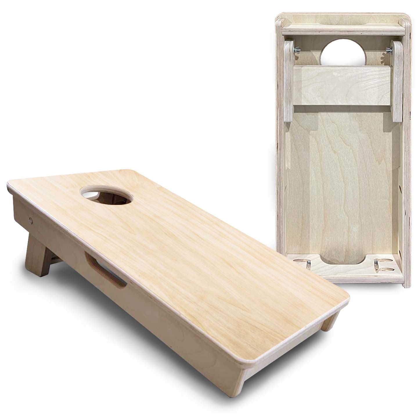 Plain Raw - Mini or Vacation Size Cornhole Boards (Needs Finished) Cornhole Solutions