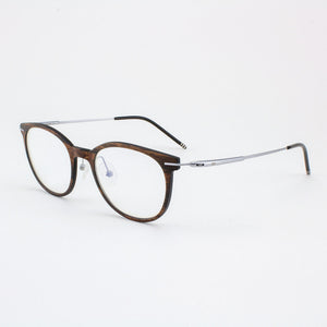 Pinellas - Featherlight Titanium & Wood Eyeglasses