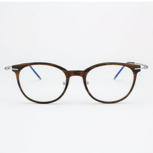 Pinellas - Featherlight Titanium & Wood Eyeglasses