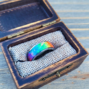 Pride Rainbow Memorial Ring