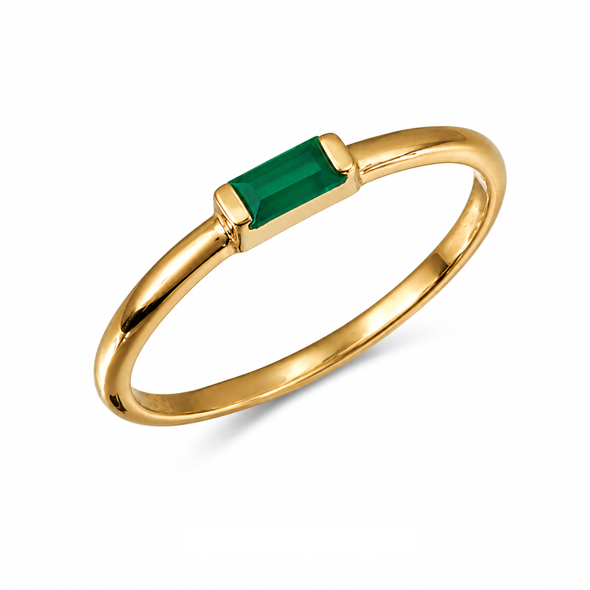 Faye Ring | Green Agate