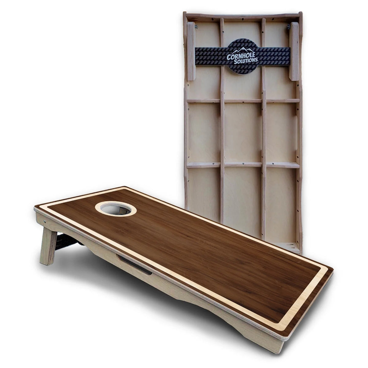 Dark Wood Cornhole Boards – Pro Lite or Pro Elite
