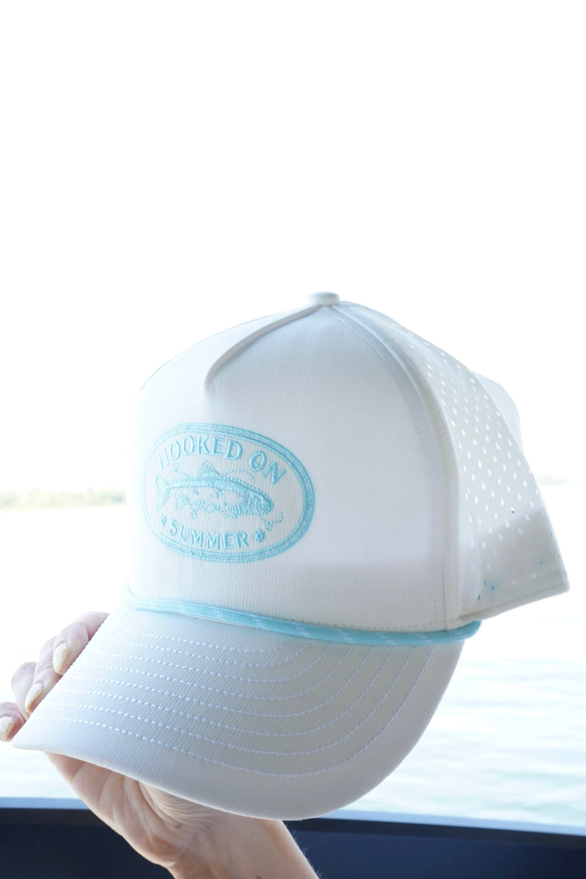 Hooked On Summer Performance Hat by KenzKustomz — product view 2