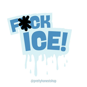 Fuck ICE Candle Stickers