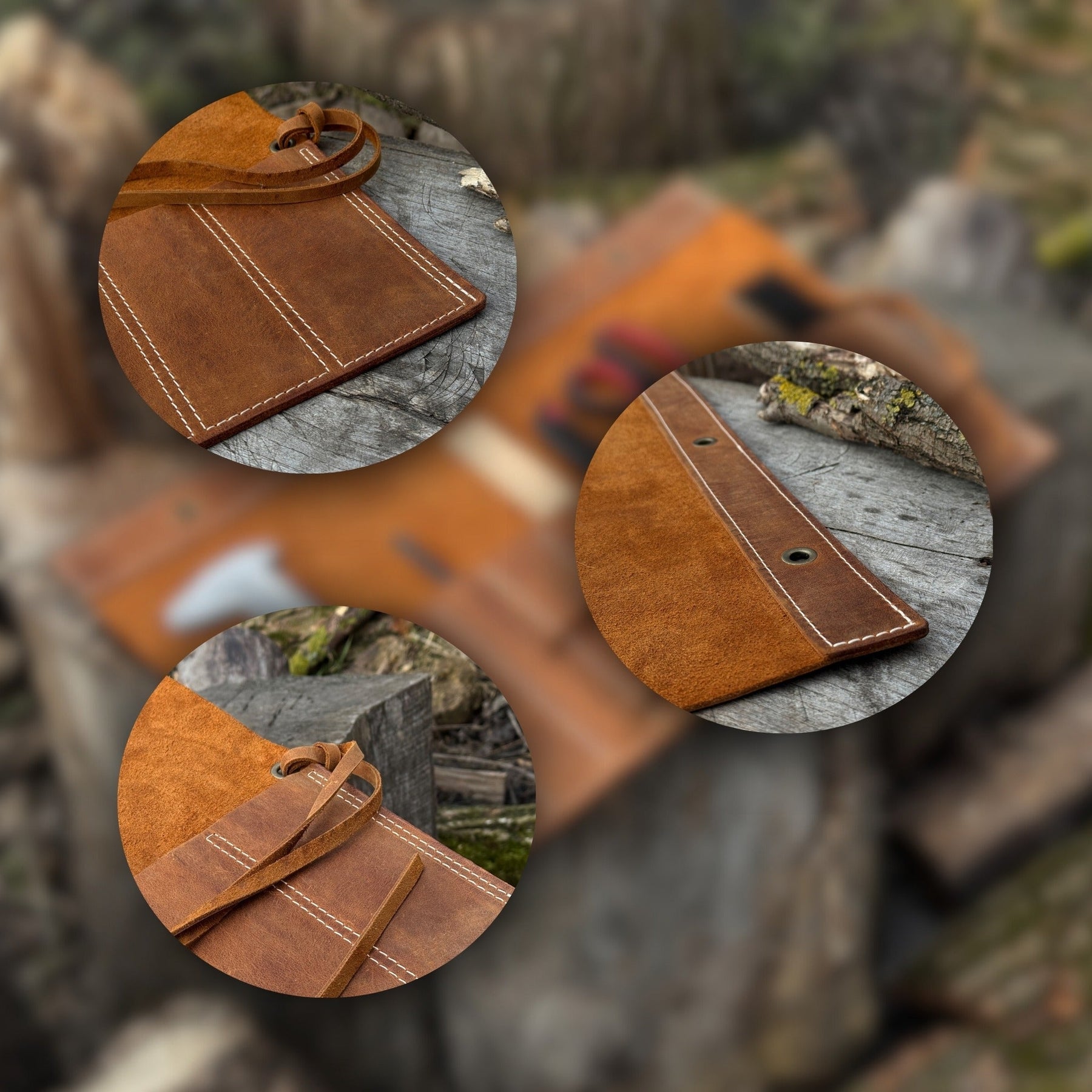 10 Pocket Leather Chisel Roll