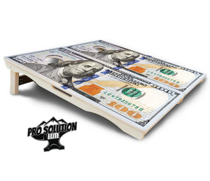 $100 Bill Cornhole Boards - Pro Solution Elite Series Cornhole Solutions