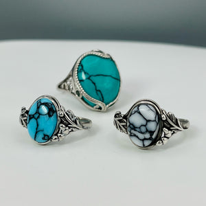Red Jasper Weeping Willow - Tru-Stone Memorial Ring