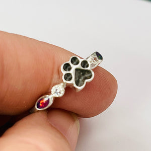 Paw Print Memorial Ring