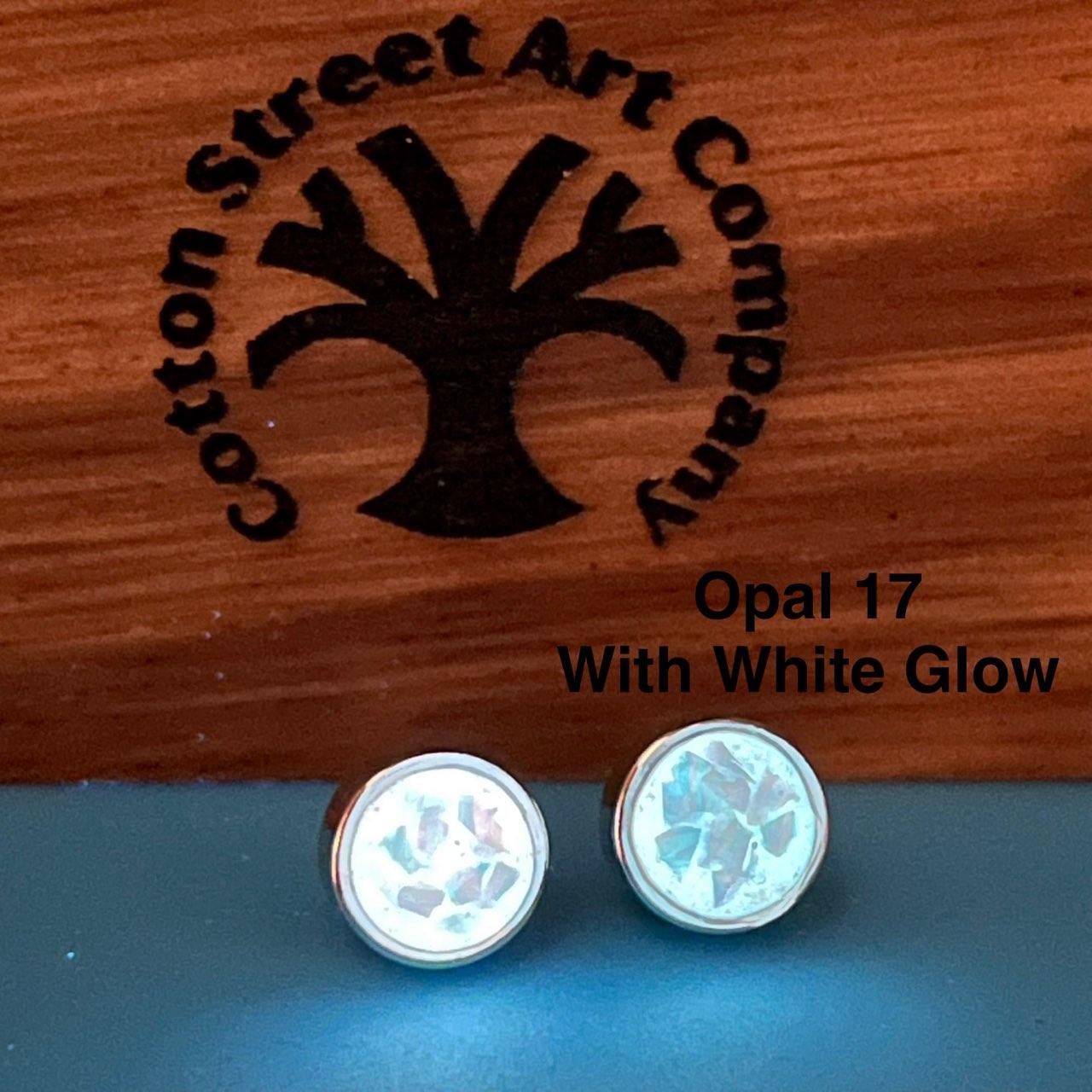 Custom Sterling Silver Stud Memorial Earrings