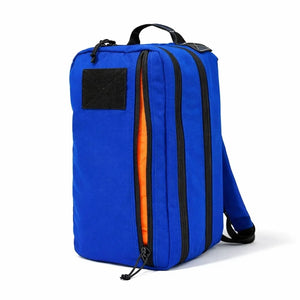 12 Hour Plus Backpack by Recycled Firefighter, handmade leather goods detail photo 2