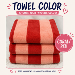 Personalized Embroidered Beach Towel