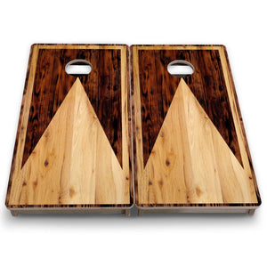 Wooden Triangle - Mini or Vacation Size Cornhole Boards Cornhole Solutions