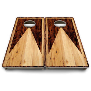 Wooden Triangle - Mini or Vacation Size Cornhole Boards Cornhole Solutions