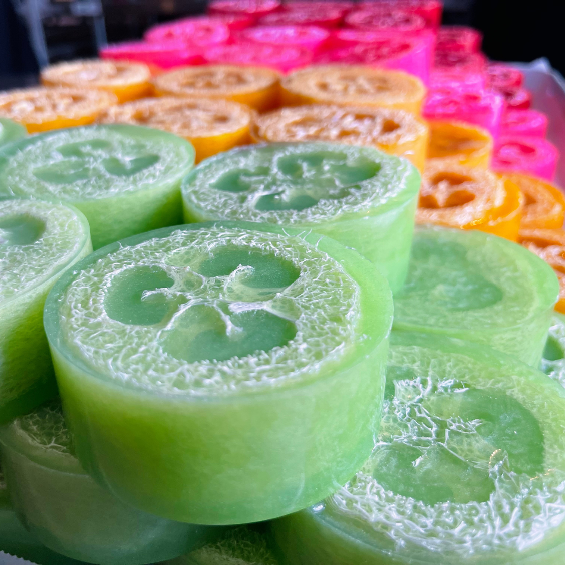 Loofah Soap - Morning Mint
