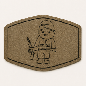Kids Handwriting Hat Patch, Child Drawing Engraved Hat Gift