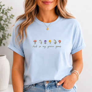 Custom Birth Month Flower Embroidered Shirt