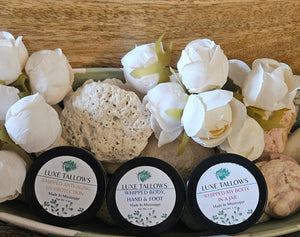 Luxe Tallows Whipped Tres Starter Collection — 3-Piece Tallow Skincare Set | 3 x 1 oz by Luxe Tallows, natural skincare main product photo
