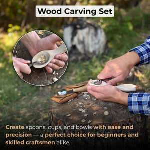 2-Piece Spoon Carving Knife Set