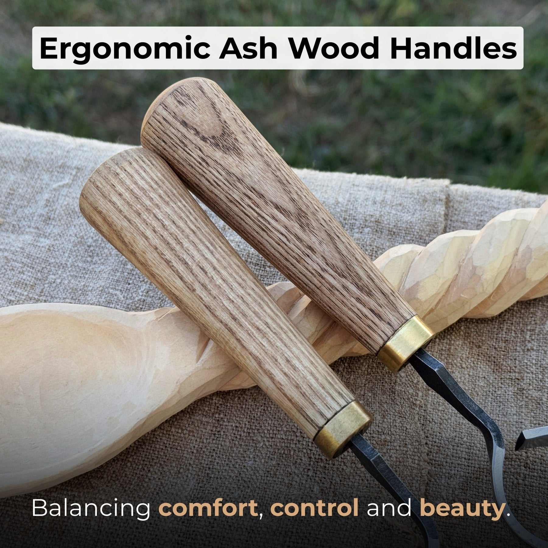 2-Piece Spoon Carving Knife Set