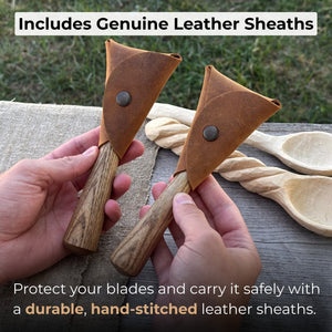 2-Piece Spoon Carving Knife Set