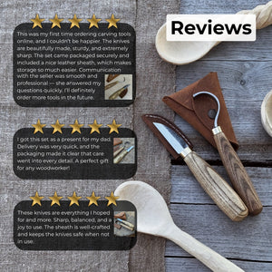 2-Piece Wood Carving Knife Set for Beginners