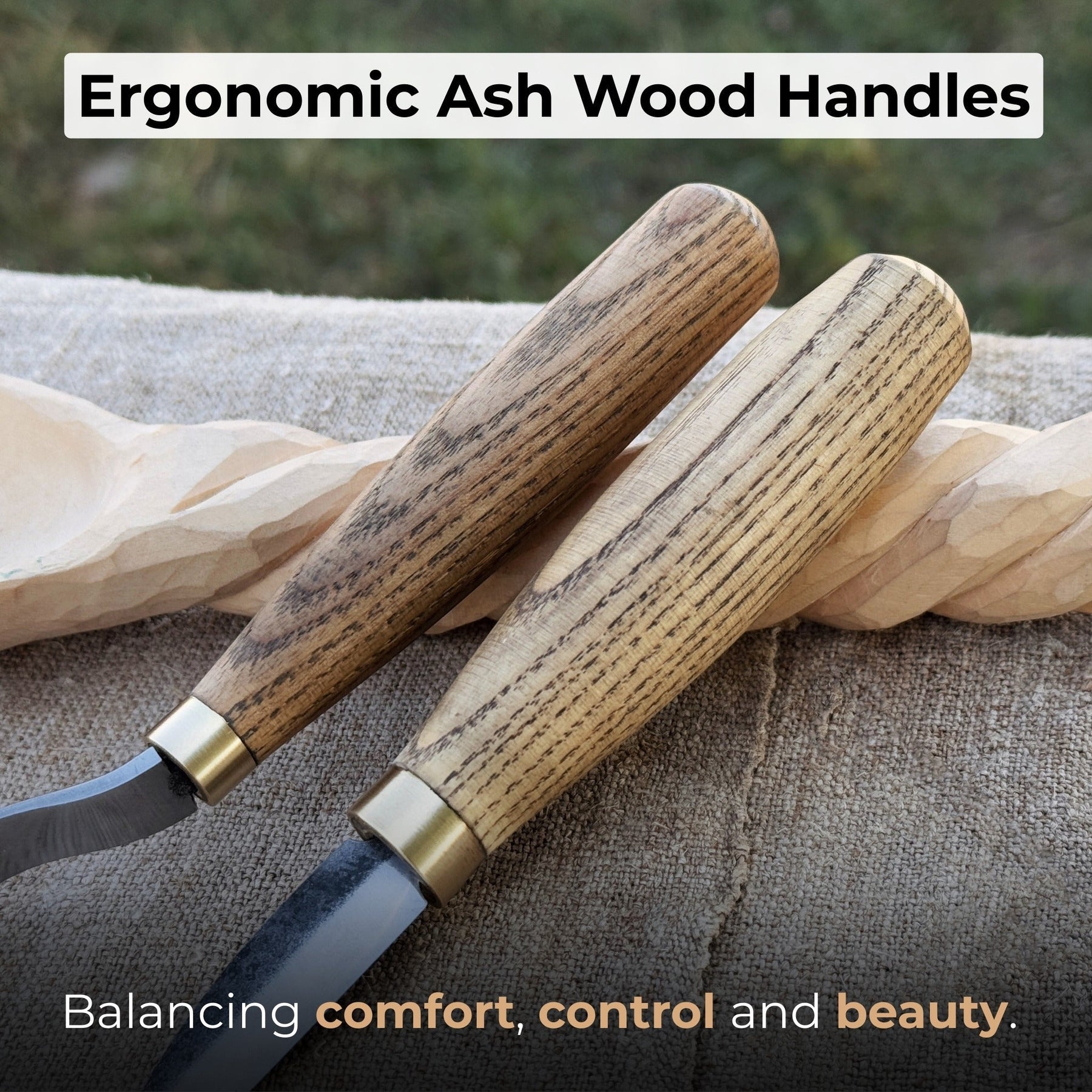 2-Piece Wood Carving Knife Set for Beginners