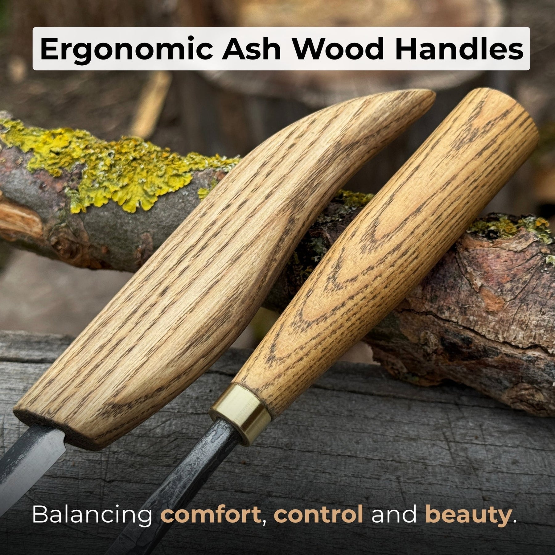 2-Piece Wood Carving Set