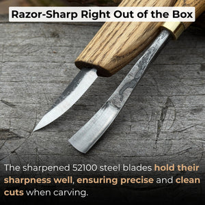 2-Piece Wood Carving Set