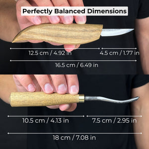 2-Piece Wood Carving Set