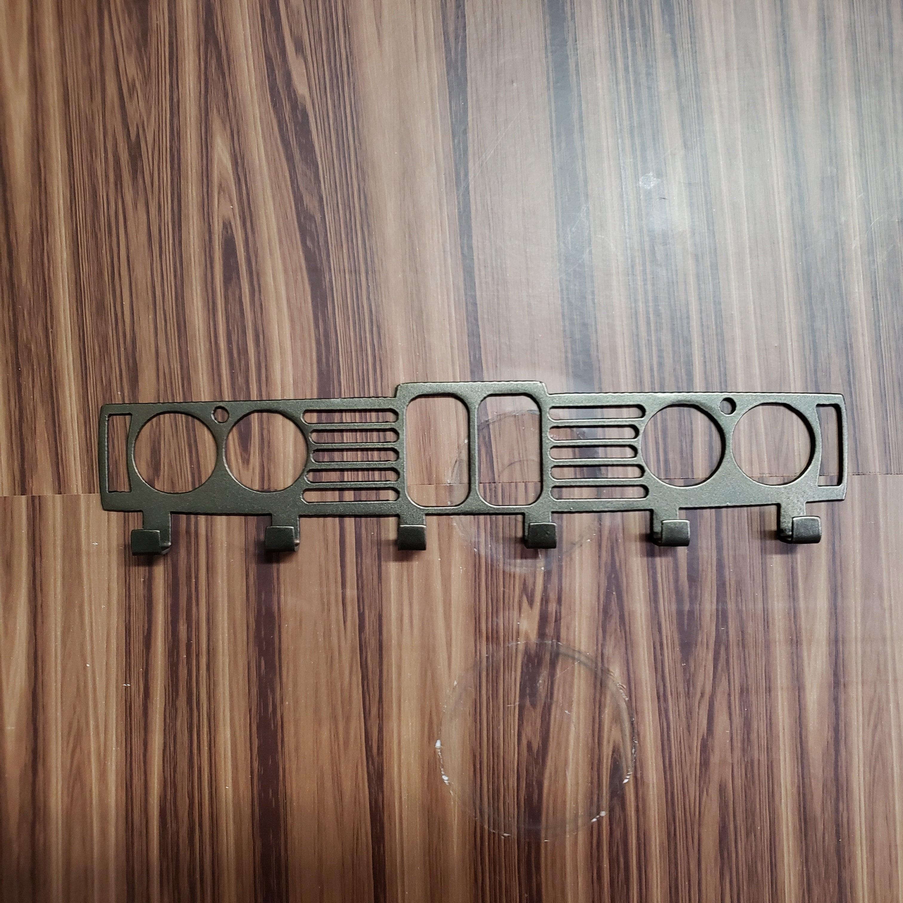 BMW E24 M6 Grill Keychain Rack – Steel Wall Mounted Euro Classic Organizer