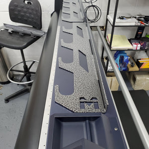 Wall-Mounted Vinyl, Tint, Paper & Cloth Wrap Rack - Modular Storage | Martin Metalwork"