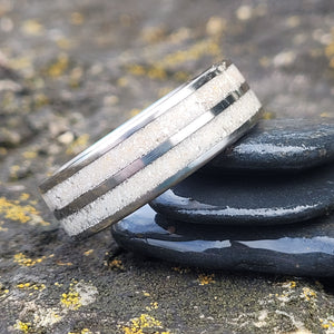 Double Channel Memorial Ring * One Ring To Memorialize Mom and Dad