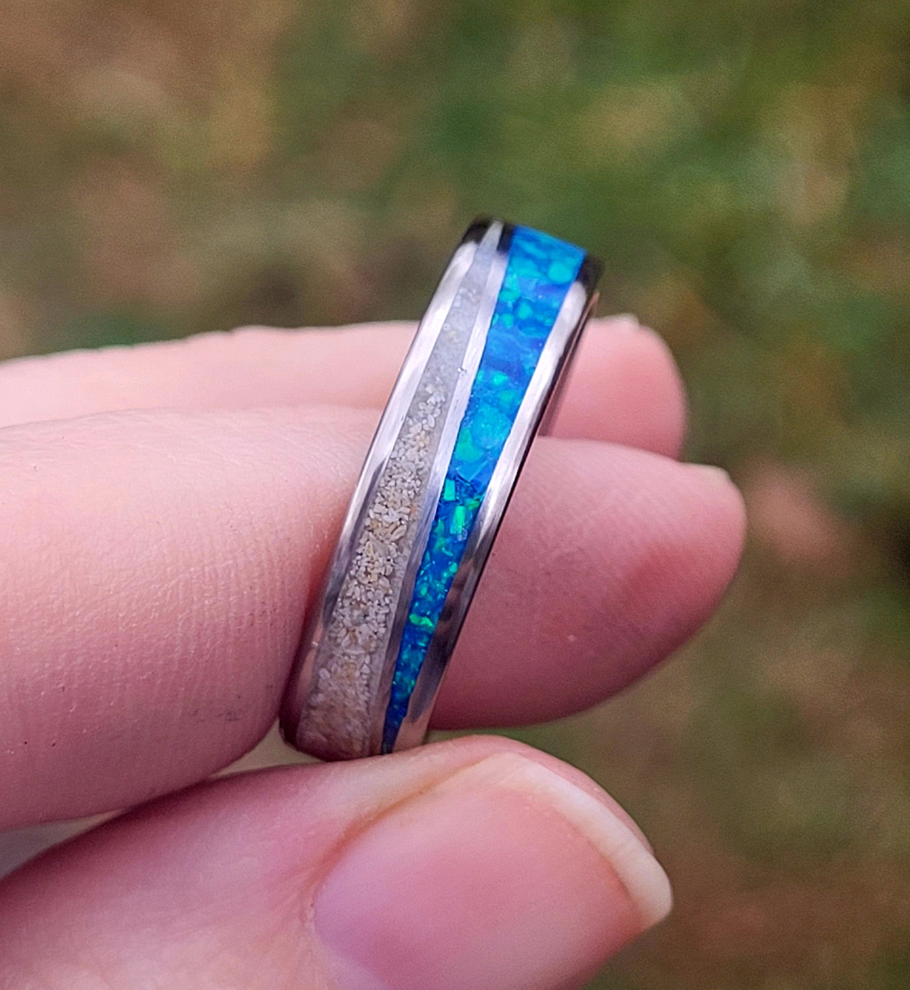 Tidal Serenity Ring - Made from the Beach Sand