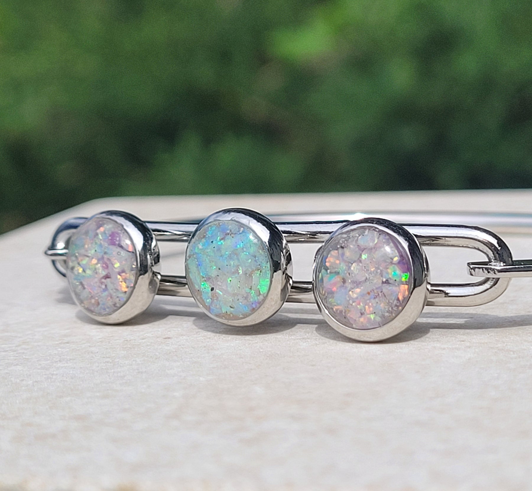 Cremation Ash Memorial Bracelet -Eternal Tides