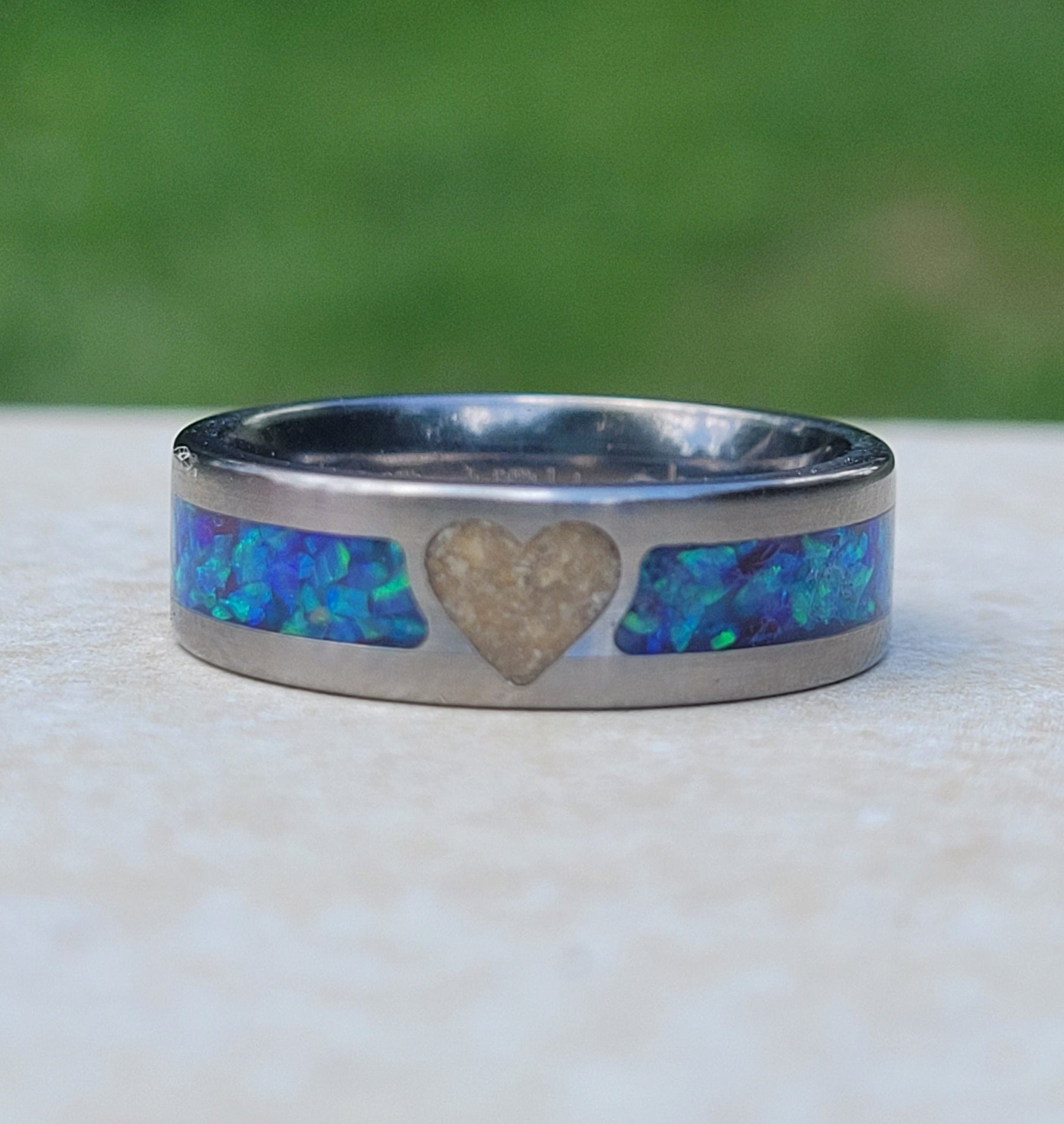 You are My Heart Memorial Ring - Titanium Band