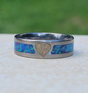 You are My Heart Memorial Ring - Titanium Band