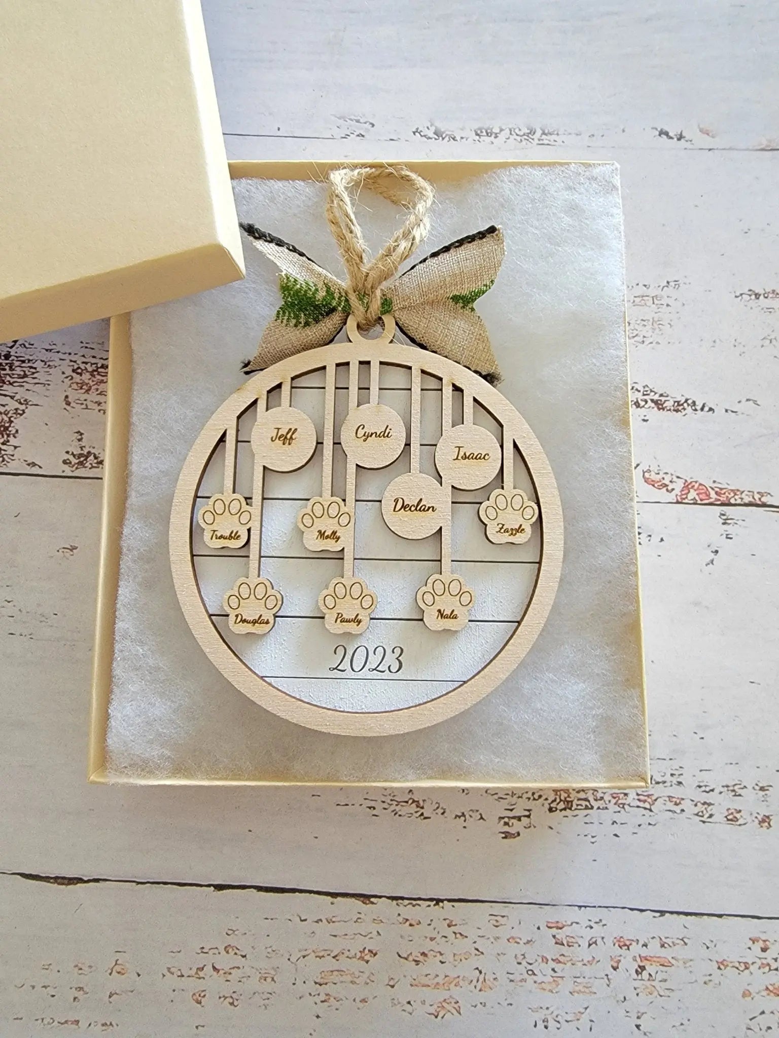 2025 Family Christmas Ornament Bulb Edition EverLee Creations
