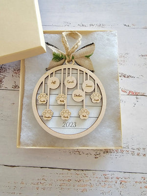 2025 Family Christmas Ornament Bulb Edition EverLee Creations