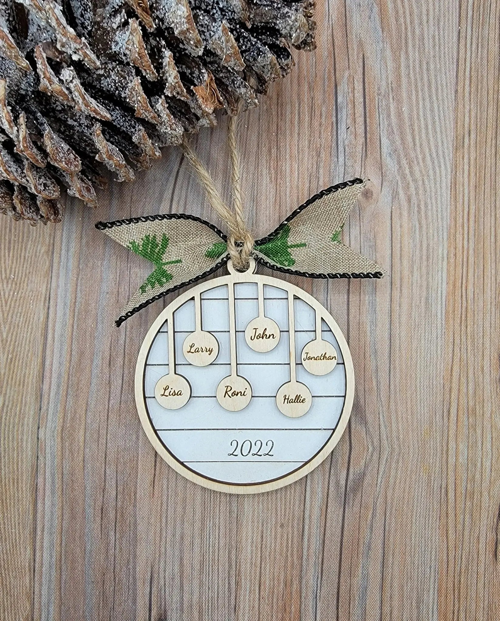 2025 Family Christmas Ornament Bulb Edition EverLee Creations