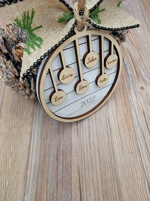 2025 Family Christmas Ornament Bulb Edition EverLee Creations