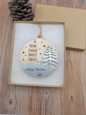 2025 Family Ornament Winter Edition EverLee Creations