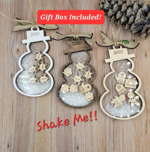 2025 Snowman Family Ornament EverLee Creations