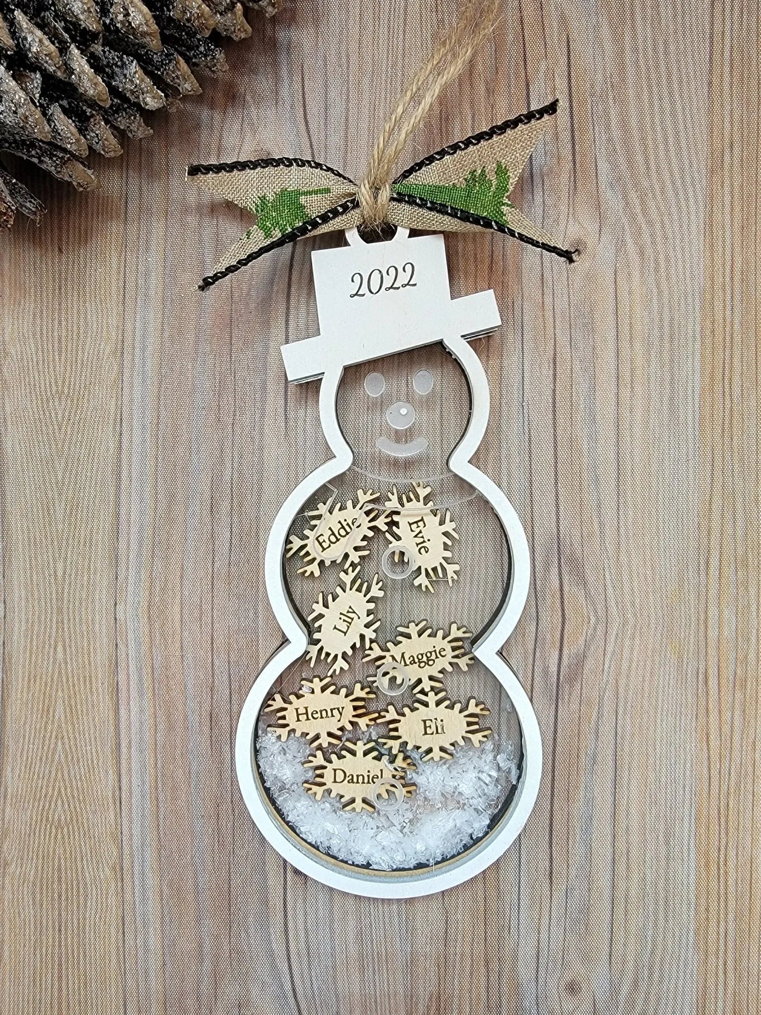 2025 Snowman Family Ornament EverLee Creations
