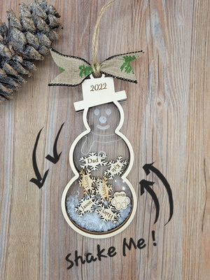 2025 Snowman Family Ornament EverLee Creations