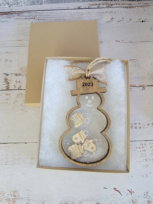 2025 Snowman Family Ornament EverLee Creations