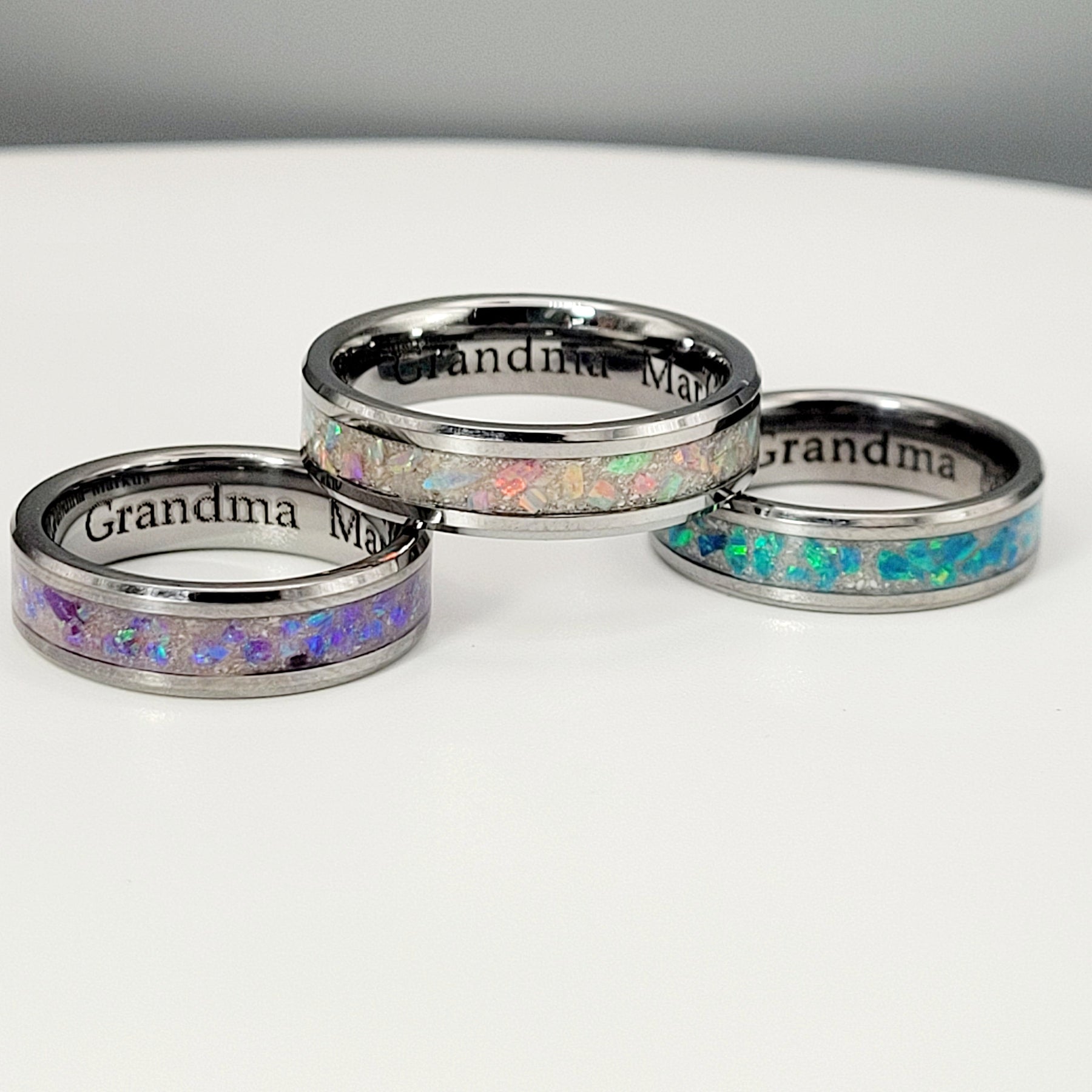 The Taz Opal and Ash Memorial Ring