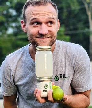 Lime Rill - Clean Hydration Drink Mix, 30 Serving Bulk Jar by Rill Hydration, Southern food gift detail photo 3
