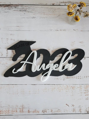 2026 Graduation Cap Wood Sign EverLee Creations