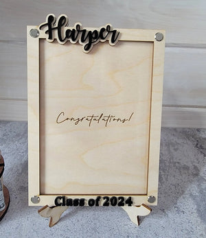 2026 Personalized Graduation Gift Money Holder and Personalized Graduation Picture Frame Combo EverLee Creations