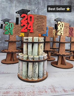 2026 Personalized Graduation Gift Money Holder and Personalized Graduation Picture Frame Combo EverLee Creations